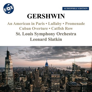 Cover van St. Louis Symphony Orchestra – Gershwin: an American In Paris/Lullaby/Promenade/Cuban Overture/Catfish Row