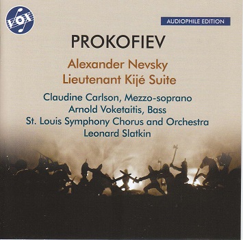 Cover van St. Louis Symphony Orchestra & Leonard Slatkin – Sergei Prokofiev: Alexander Nevsky - Lieutenant Kije Suite