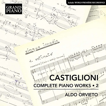 Cover van Orvieto, Aldo – Niccolo Castiglioni: Complete Piano Works