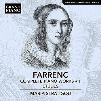 Cover van Stratigou, Maria – Louise Farrenc: Complete Piano Works 1