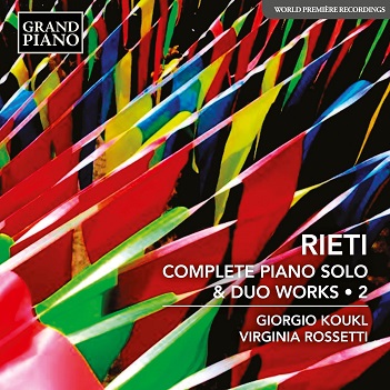 Vittorio Rieti: Complete Piano Solo & Duo Works 2