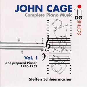 Cover van Schleiermacher, Steffen – John Cage: Complete Piano Music Vol. 1 - the Prepared Piano 1940-1952