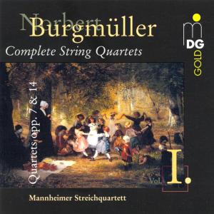 Cover van Burgmuller, N. – String Quartets Op.7&14