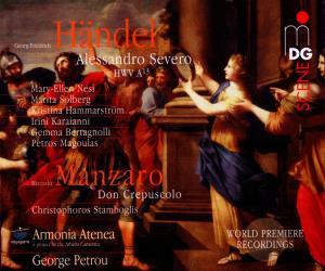 Cover van Armonia Atenea & George Petrou & Mary-Ellen Nesi – Handel: Alessandro Severo