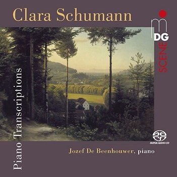 Cover van Beenhouwer, Jozef De – Clara Schumann: Piano Transcriptions