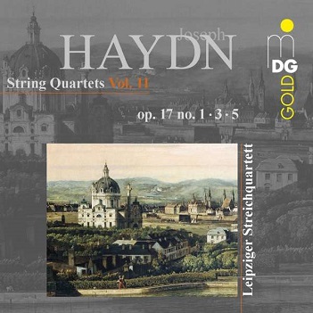 Cover van Leipziger Streichquartett – Haydn: String Quartets Vol. 11 Op. 17 No. 1-3-5