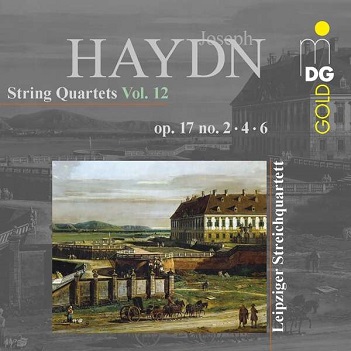 Cover van Leipziger Streichquartett – Haydn: String Quartets Vol. 12 Op. 17 No. 2-4-6
