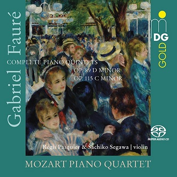 Cover van Mozart Piano Quartet – Faure: Piano Quintets
