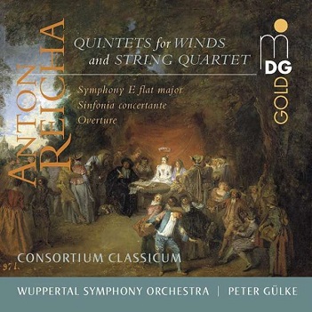 Cover van Consortium Classicum & Wuppertal Symphony Orchestra – Reicha: Quintets For Wind & Strings/Symphony In Eb Major