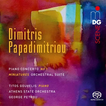 Cover van Gouvelis, Tito – Dimitris Papadimitriou: Concerto For Piano - Orchestra