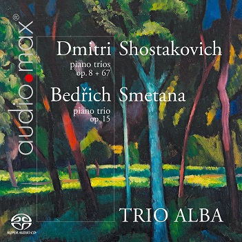 Cover van Trio Alba – Shostakovich/Smetana: Klavier Trios