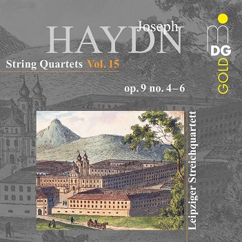 Cover van Leipziger Streichquartett – Haydn: String Quartets Vol. 15 Op. 9 No. 4-6