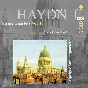 Cover van Leipziger Streichquartett – Haydn: String Quartets Vol. 16 Op. 71