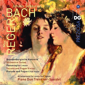 Cover van Trenkner, Evelinde – J.S. Bach (Arr. Max Reger)