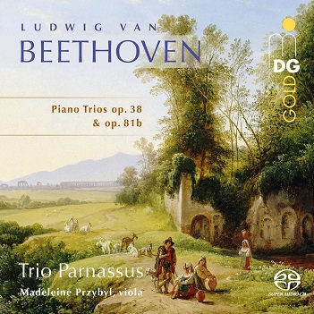 Cover van Trio Parnassus – Beethoven: Piano Trios Op. 38 & Op. 81b