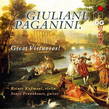 Cover van Kussmaul, Rainer & Sonja Prunnbauer – Giuliani & Paganini: Great Virtuosos!