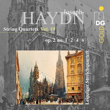 Cover van Leipziger Streichquartett – Haydn: String Quartets Vol. 19