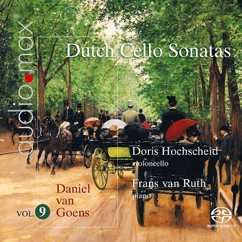 Cover van Hochscheid, Doris – Dutch Cello Sonatas Vol. 9: Van Goens