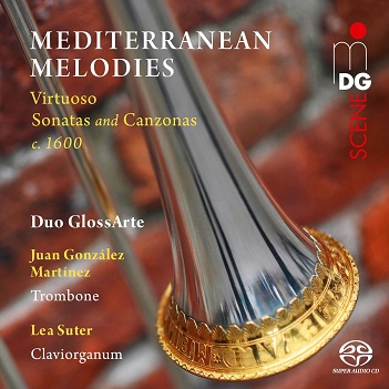 Cover van Duo Glossarte – Mediterranean Melodies