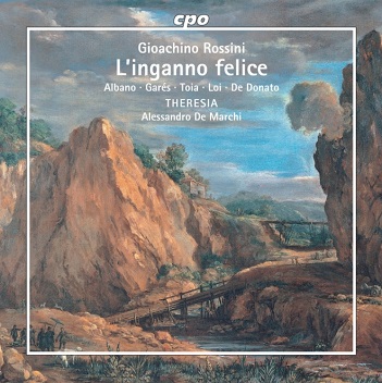 Cover van Albano, Miriam & Theresia – Rossini: L Inganno Felice
