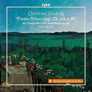 Cover van Hyperion Trio – Sinding: Piano Trios Op. 23, 64 & 87