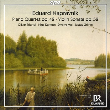 Cover van Triendl, Oliver / Nina Karmon / Diyang Mei – Napravnik: Piano Quartet & Violin Sonata