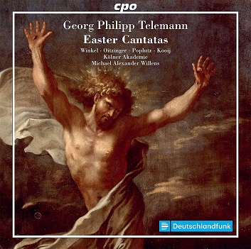 Cover van Winkel, Johanna & Kolner Akademie – Telemann: Easter Cantatas