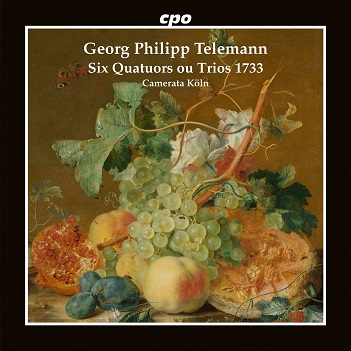 Cover van Camerata Koln – Telemann: Six Quatuors Ou Trios 1733