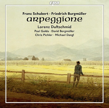 Cover van Duftschmid, Lorenz / Paul Gulda / David Bergmuller – Schubert: Sonata For Arpeggione & Fortepiano