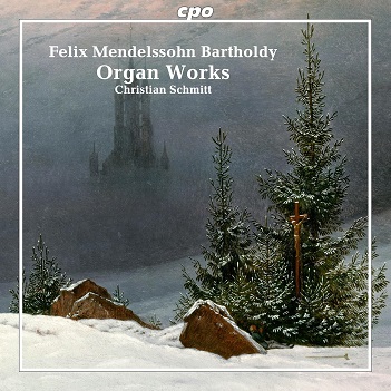 Cover van Schmitt, Christian – Felix Mendelssohn: Organ Works
