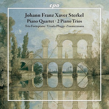 Cover van Plagge-Zimmermann, Ursula & Trio Fortepiano – Sterkel: Piano Quartet - Two Piano Trios