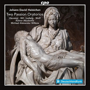 Cover van Harsanyi, Elena & Kolner Akademie – Heinichen: Due Cantate Al Sepolcro Di Nostro Signore