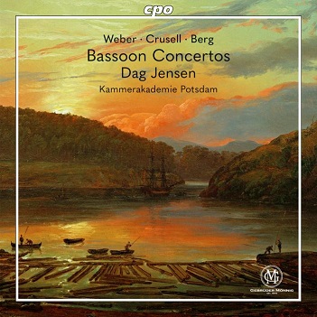 Cover van Jensen, Dag & Kammerakademie Potsdam – Crusell: Bassoon Concertos