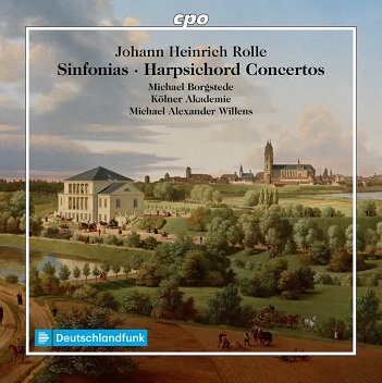 Cover van Borgstede, Michael & Kolner Akademie – Rolle: Sinfonias & Harpsichord Concertos