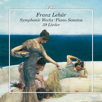 Cover van Vermillion, Iris & Ndr Radiophilharmonie Hannover – Lehar: Symphonic Works - Piano Sonatas - 39 Lieder