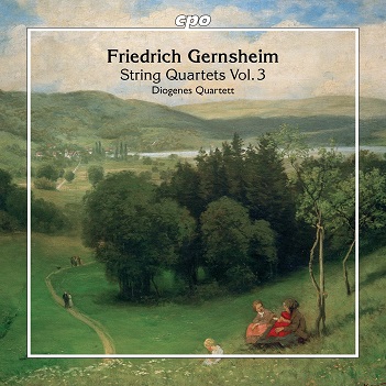 Cover van Diogenes Quartet – Gernsheim: String Quartets Vol.3