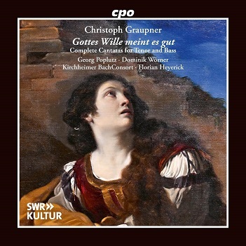 Cover van Poplutz, Georg & Dominik Worner & Kirchheimer Bachconsort – Graupner: Complete Cantatas For Tenor & Bass