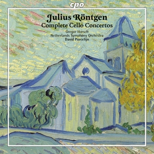 Cover van Horsch, Gregor & Netherlands Symphony Orchestra – Rontgen: Complete Cello Concertos