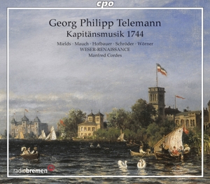 Cover van L Orfeo Barockorchester – Kapitansmusik 1744 Tvwv 15:15