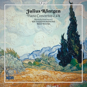Cover van Kirschnereit, Matthias & Ndr Radiophilharmonie – Julius Rontgen: Piano Concertos No. 2 & 4
