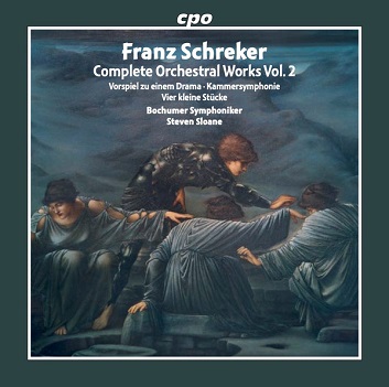 Cover van Sloane, Steven & Bochumer Symphoniker – Schreker: Complete Orchestral Works Vol.2: Kammersymphonie