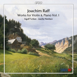 Cover van Turban, Ingolf & Jascha Nemtsov – Raff: Works For Violin & Piano Vol. 1