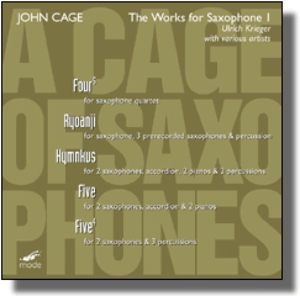 Cover van Cage, John – John Cage: Cage Edition 24-A Cage of Saxophones 1