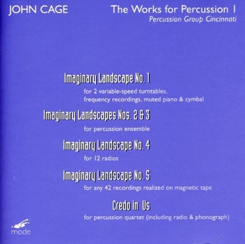 Cover van Cage, John – John Cage: Cage Edition 43-the Works For Percussio