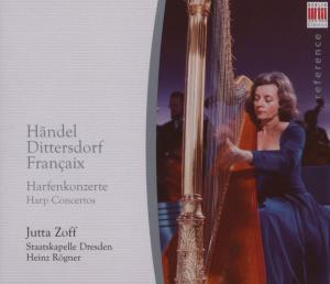 Cover van Zoff,J., Rogner,H., Staka Dresden – Handel & Dittersdorf & Francaix;Harfenkonzert