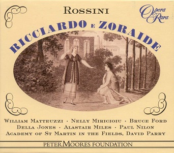 Cover van Kasarova, Vesselina – Rossini: Ricciardo E Zoraide