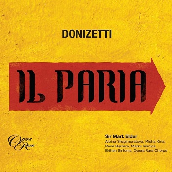 Cover van Pritchard, John – Donizetti: Il Paria