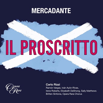 Cover van Carlo Rizzi & Britten Sinfonia – Mercadante: Il Proscritto