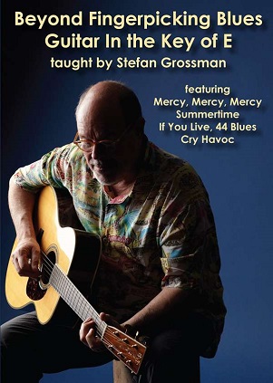 Cover van Grossman, Stefan & Tokio Uchida – Beyond Fingerpicking Blues Guitar In the Key of E