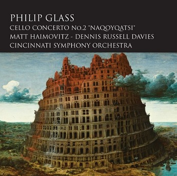 Cover van Glass, Philip – Cello Concerto No.2 'Naqoyqatsi'